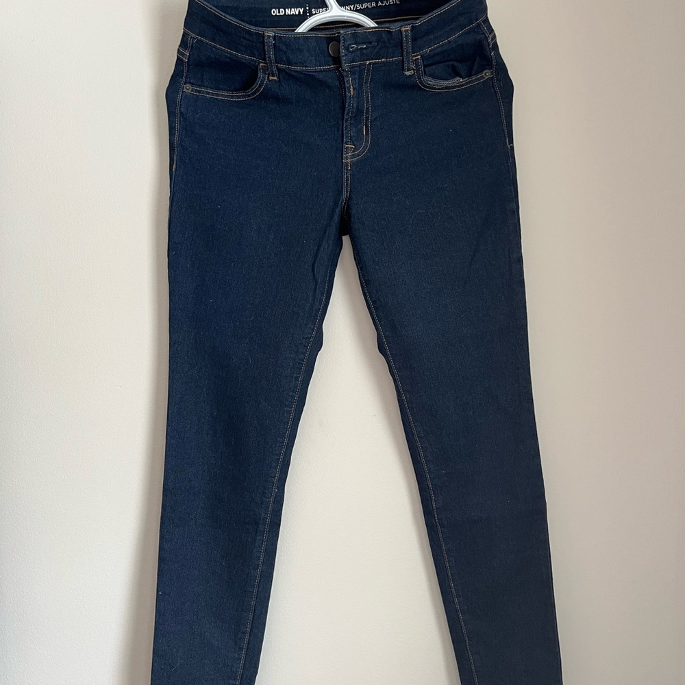 Old Navy Women's Deep Indigo Skinny Jeans